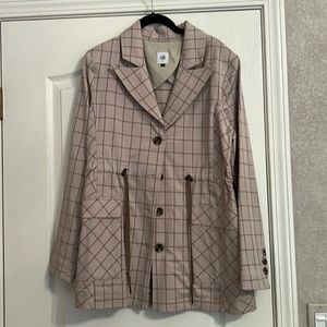 Cabi plaid utility jacket